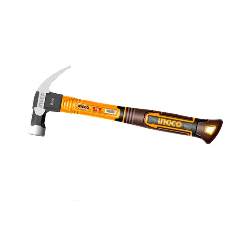 MARTILLO GALPONERO 220GR CABO DE FIBRA-INGCO HCH81008