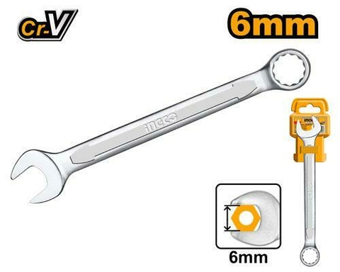 LLAVE COMBINADA DE 6MM INDUSTRIAL HCSPA061