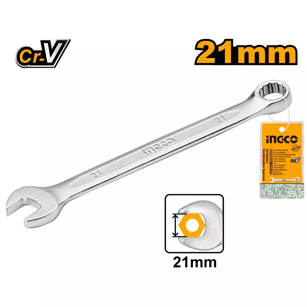 LLAVE COMBINADA DE 21MM INDUSTRIAL HCSPA211