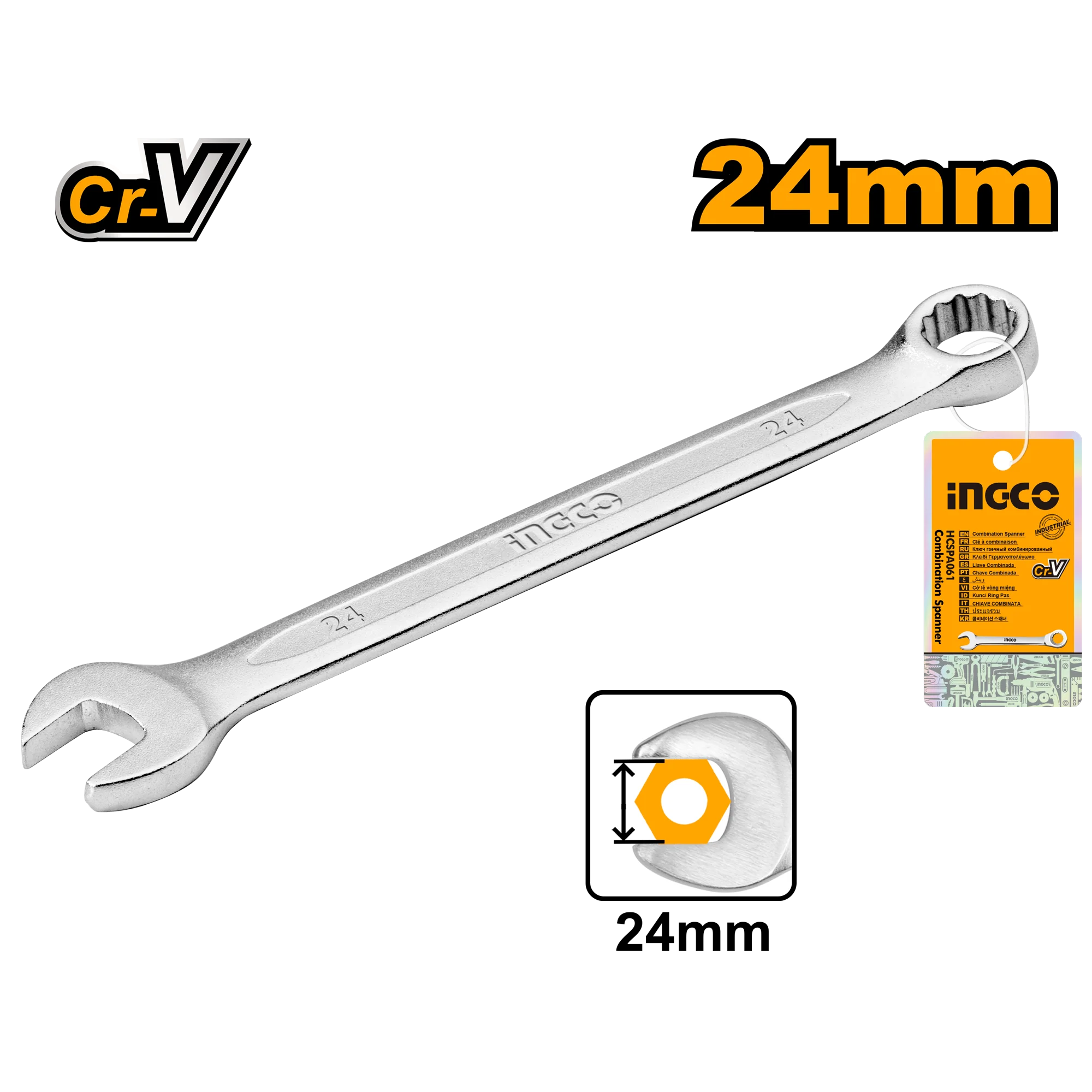 LLAVE COMBINADA DE 24MM INDUSTRIAL HCSPA241