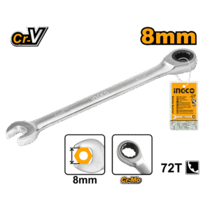 LLAVE CRIQUE COMBINADA 8MM INDUSTRIAL HCSPAR081