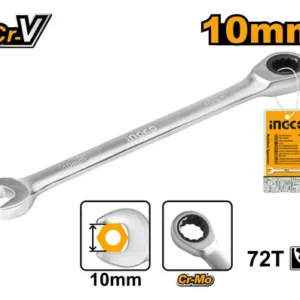 LLAVE CRIQUE COMBINADA 10MM INDUSTRIAL HCSPAR101