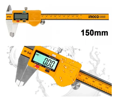CALIBRE DIGITAL 0-150MM CON ESTUCHE PLASTICO-INGCO HDCD28150 - Imagen 2