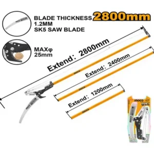 SERRUCHO DE PODA P/ ALTURA CON TIJERA EXTENSIBLE-INGCO HEPS25281