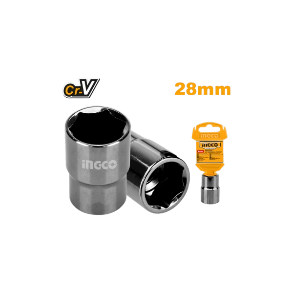 BOCALLAVES HEXAG 28MM ENCASTRE 1/2'' - INGCO HHAST12281 - Imagen 2