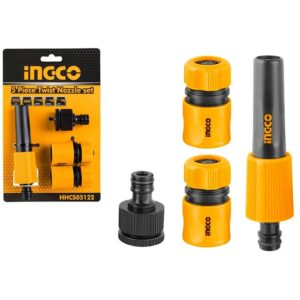 JUEGO DE RIEGO 4 PIEZAS CON ACOPLES DE 1/2" HHCS05122