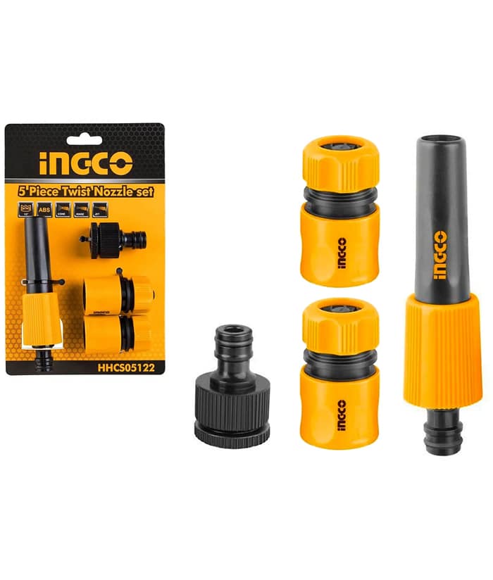 JUEGO DE RIEGO 4 PIEZAS CON ACOPLES DE 1/2" HHCS05122