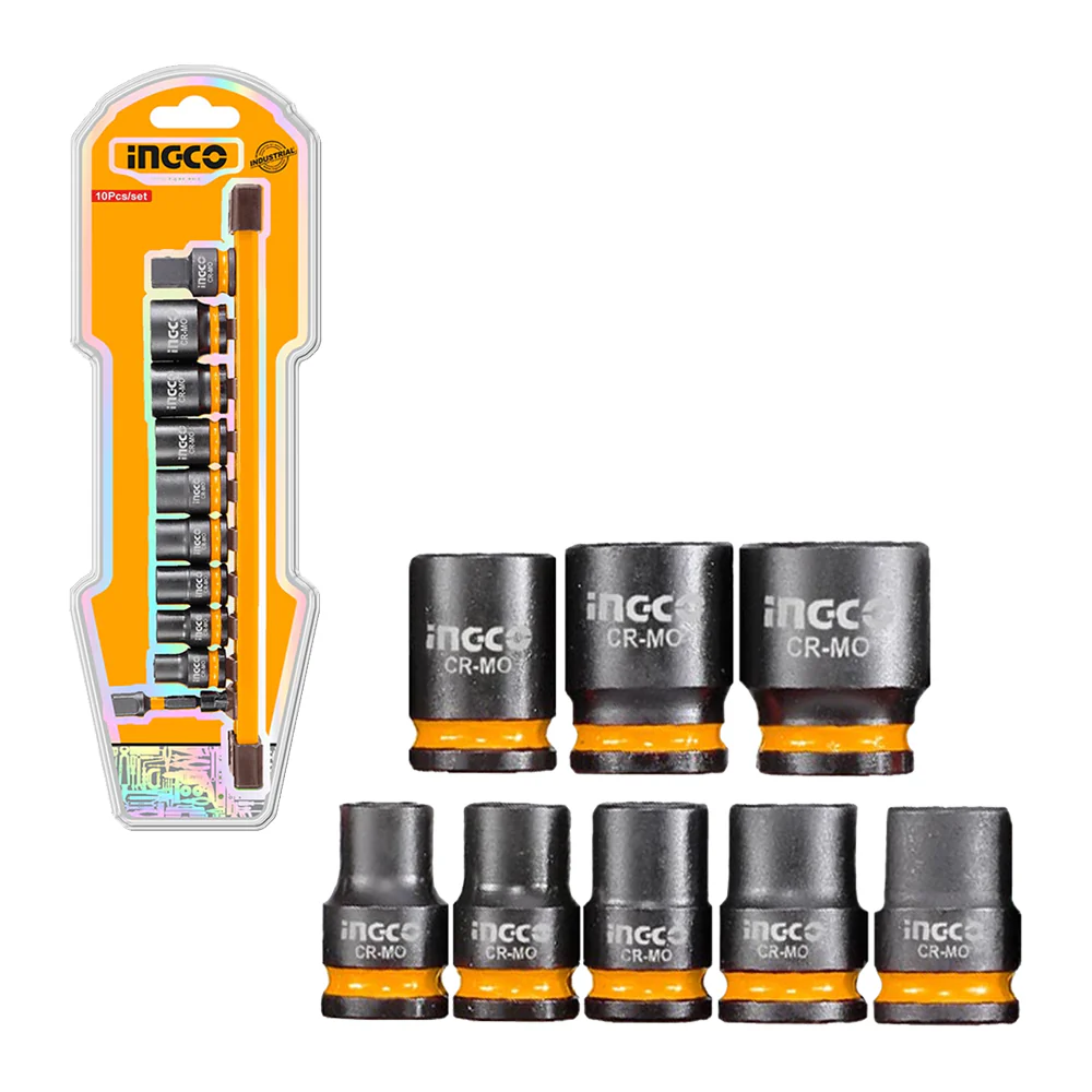 BOCALLAVES DE IMPACTO HEXAG 3/8" X 14PCS - INGCO HKISSD38104