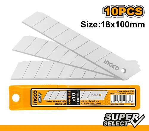 BLISTER X10 HOJAS PARA CUTTER 18 X100MM HKNSB112 - Imagen 2