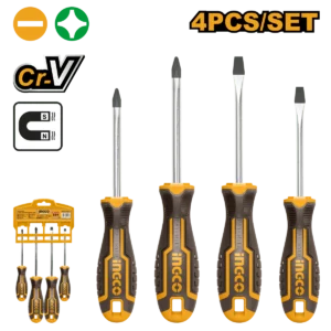 DESTORNILLADORES PRO X4-INGCO HKSD0428