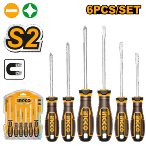 DESTORNILLADORES SET X 6 PH Y PL - INGCO HKSDS0628