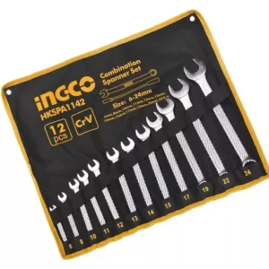LLAVES COMBINADAS 12 PCS 6-24MM CON ESTUCHE INGCO HKSPA1142