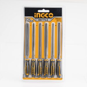LIMAS PARA METAL SET X 6 5,6° /140MM-INGCO HKTF63