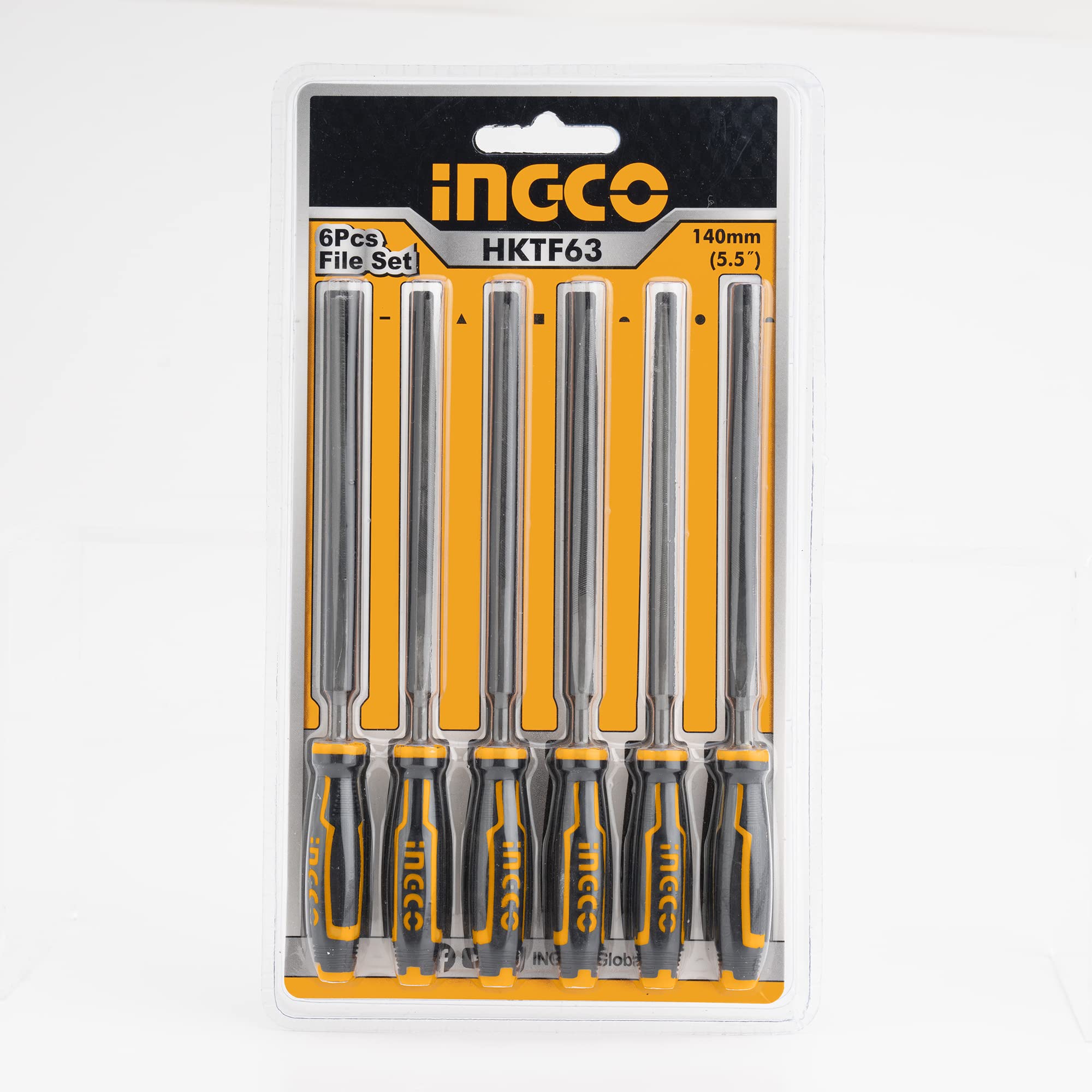 LIMAS PARA METAL SET X 6 5,6° /140MM-INGCO HKTF63