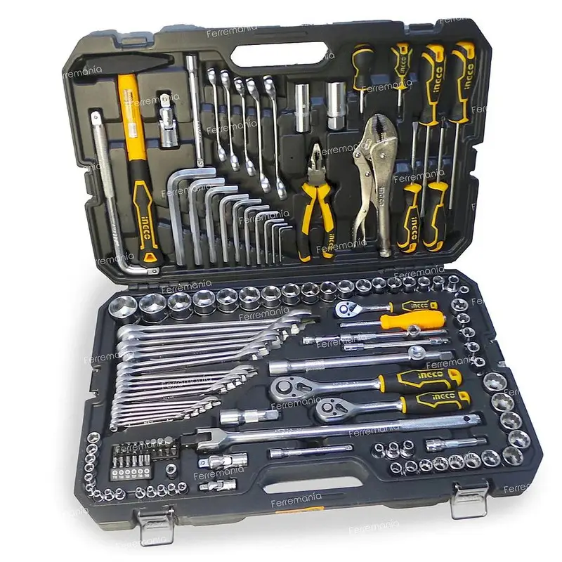 CAJA HERRAMIENTAS X 142PCS MALETIN-INGCO HKTHP21421 - Imagen 2