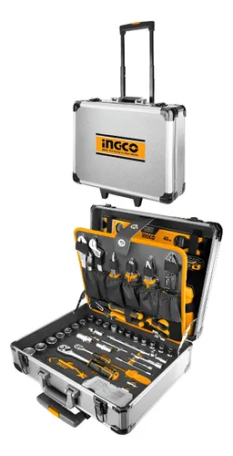 CAJA HERRAMIENTAS X 146 PCS-MALETIN CARRITO-INGCO HKTHP21471 - Imagen 2
