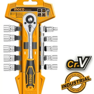 LLAVES Y BOCALLAVES MILIMETRICAS 1/4" SET X 12 PCS HKTS14122