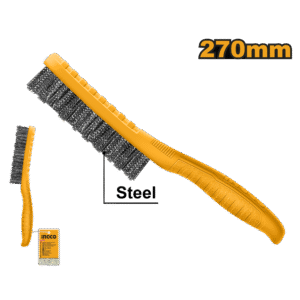 CEPILLO DE ACERO CON MANGO PLASTICO 270MM HKTWB2705