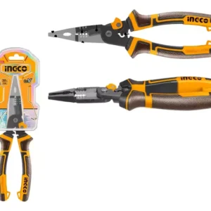 PINZA DE PUNTA 6 FUNC EN 1 8'' /200MM-INGCO HMFLNP28200
