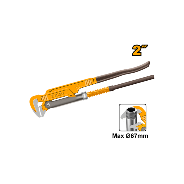 LLAVE PARA CAÑERIA TIPO SUECA APERT 67MM-INGCO HPW04021