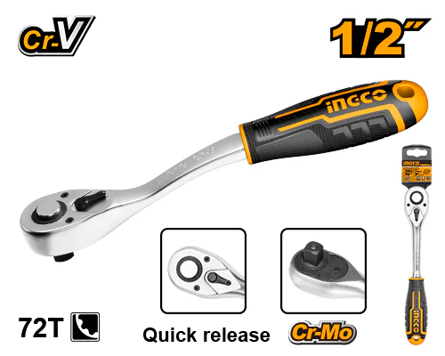 LLAVE CRIQUE 1/2` - 260MM (72D) CR-V INDUSTRIAL HRTH8412 - Imagen 2