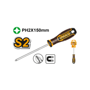 DESTORNILLADOR PHILLIP PH2 6X150MM IMAN-INGCO HSDPH2150