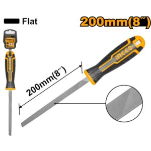 LIMA PARA METAL PLANA 8` /200MM INDUSTRIAL HSFF088