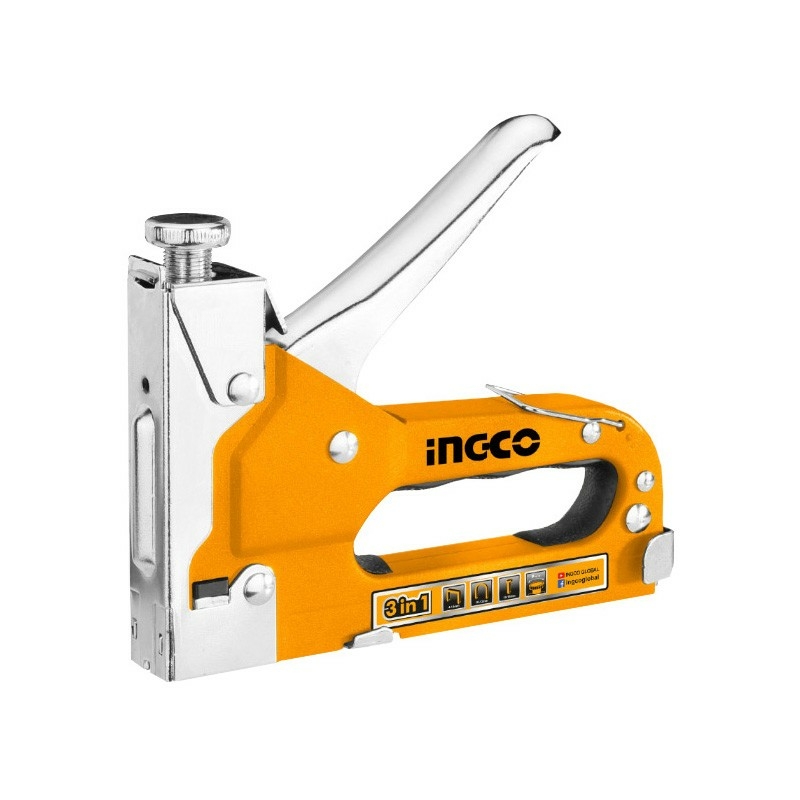 ENGRAMPADORA 1,2 X11,3 X4-14MM AJUSTABLE+GRAMPAS-INGCO HSG1405 - Imagen 2