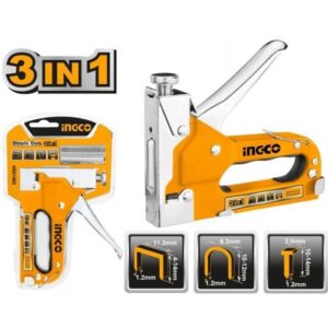 ENGRAMPADORA 1,2 X11,3 X4-14MM AJUSTABLE+GRAMPAS-INGCO HSG1405