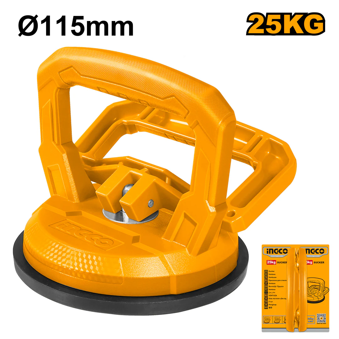 VENTOSA PARA CERAMICA SIMPLE 115MM 25KG-INGCO HSU012501 - Imagen 2