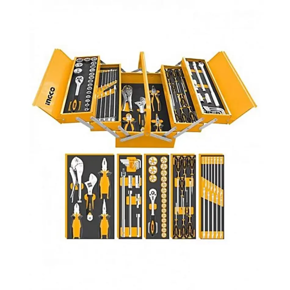 CAJA HER. METALICA FUELLE X 59PCS INGCO HTCS15591 - Imagen 2