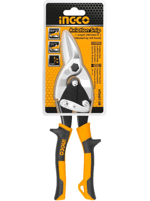 TIJERA AVIACION CORTE DERECHA 10`/250MM-INGCO HTSN0110R