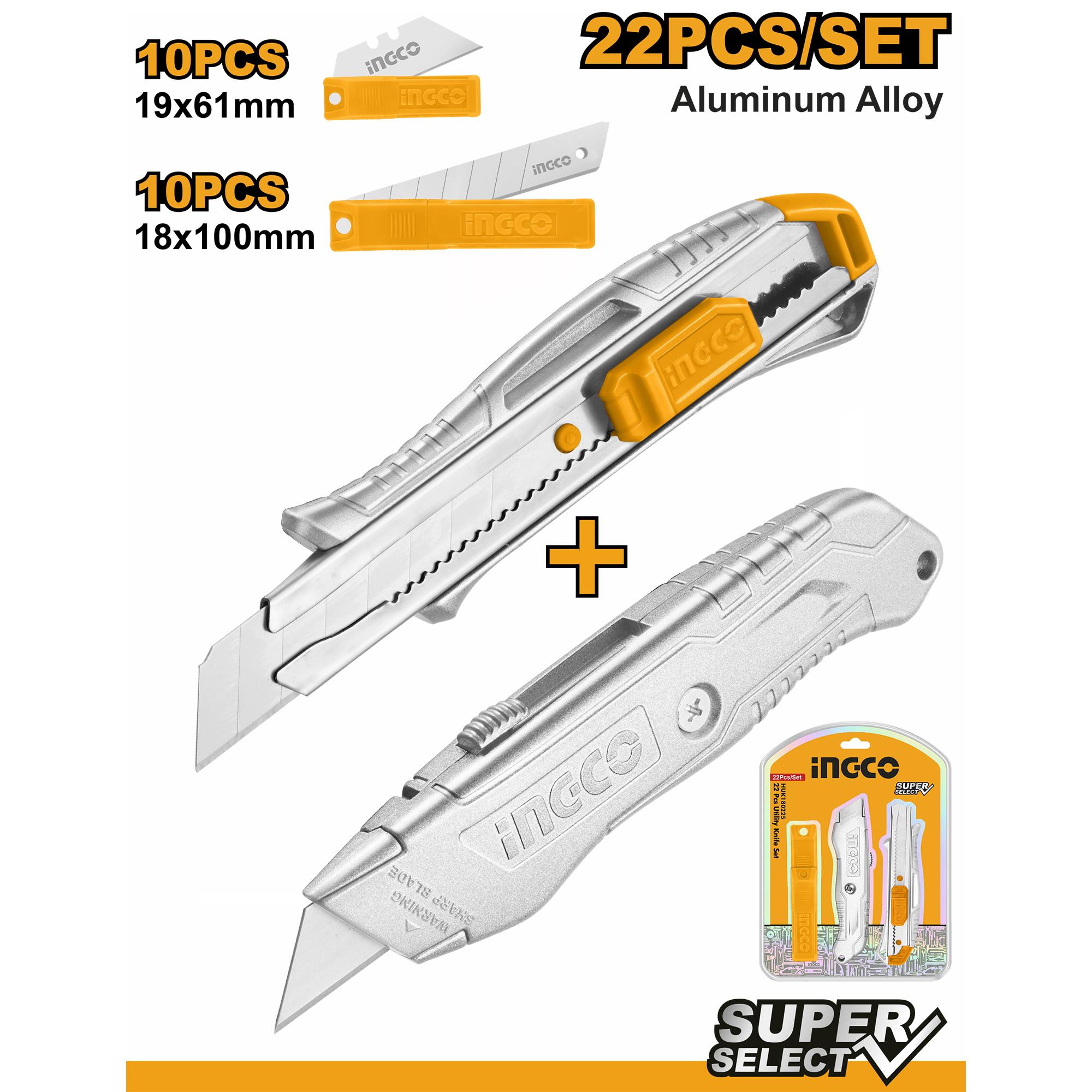 SET X2 CUTTER ALUMINIO CON 20 HOJAS DE REPUESTO HUK180225