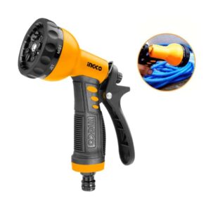 PISTOLA DE RIEGO PLASTICA 9 FUNCIONES-INGCO HWSG092