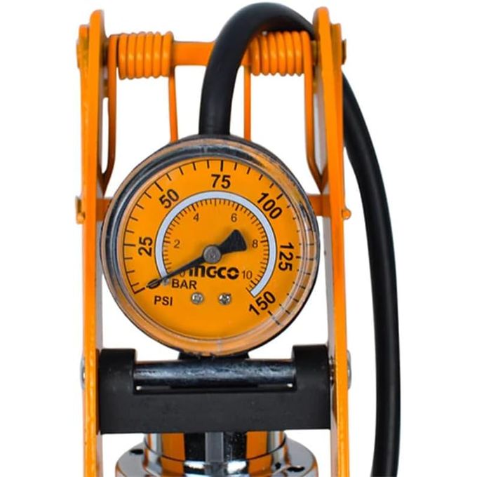 INFLADOR DE PIE DOBLE PISTON CON MANOM 55MM-INGCO MPP5511 - Imagen 2