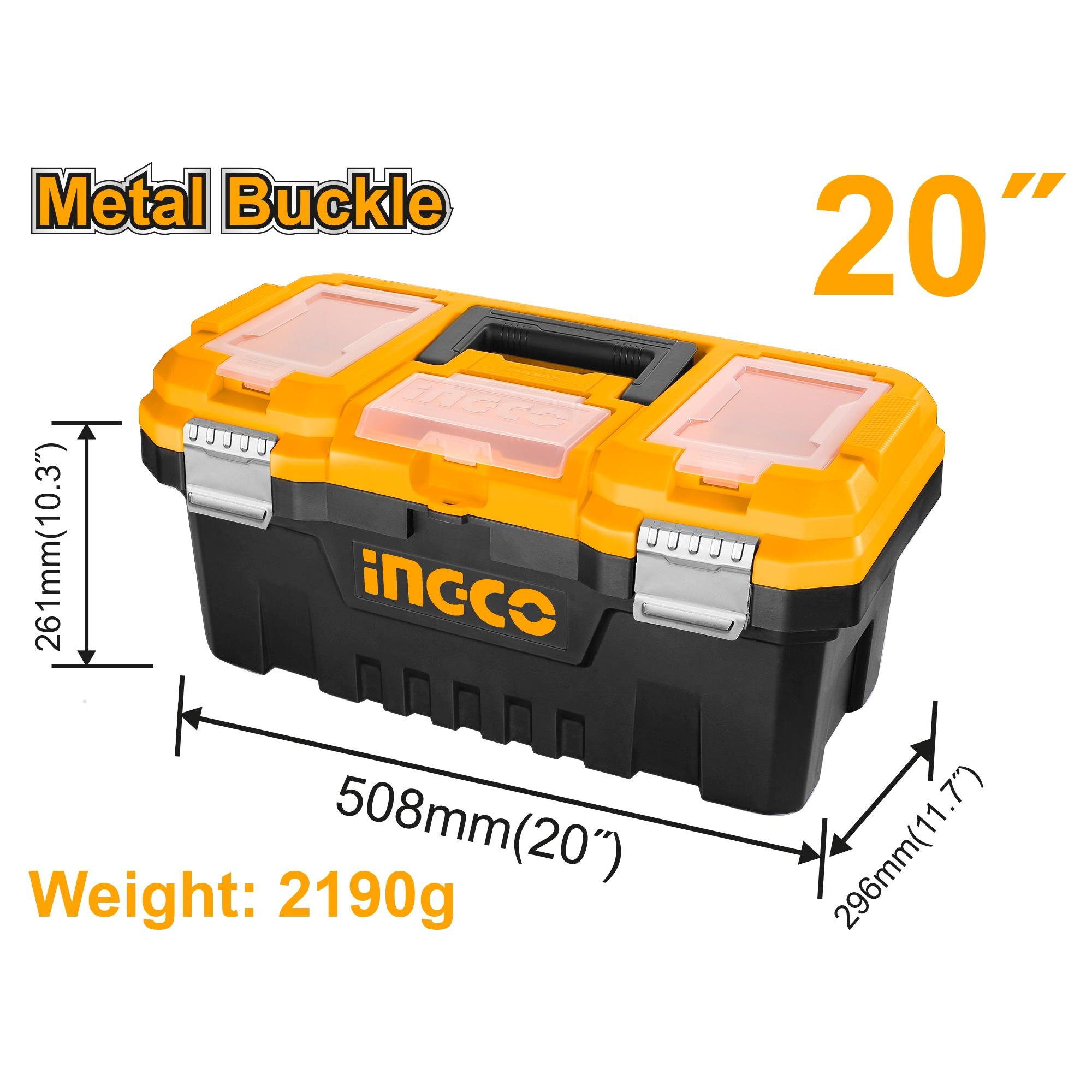 CAJA PLASTICA CON CIERRE METALICO 20''-INGCO PBX2002