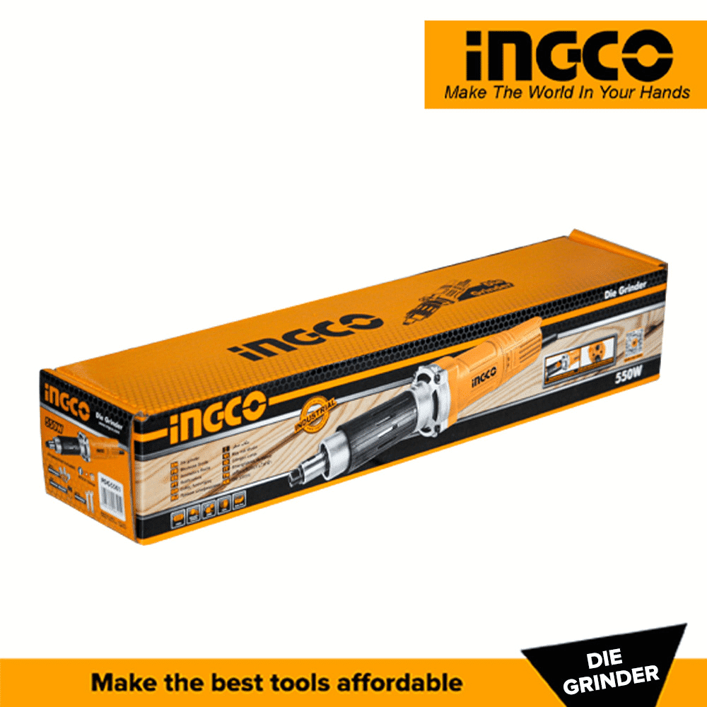 AMOLADORA RECTA 550W-INGCO PDG5501-4 - Imagen 3