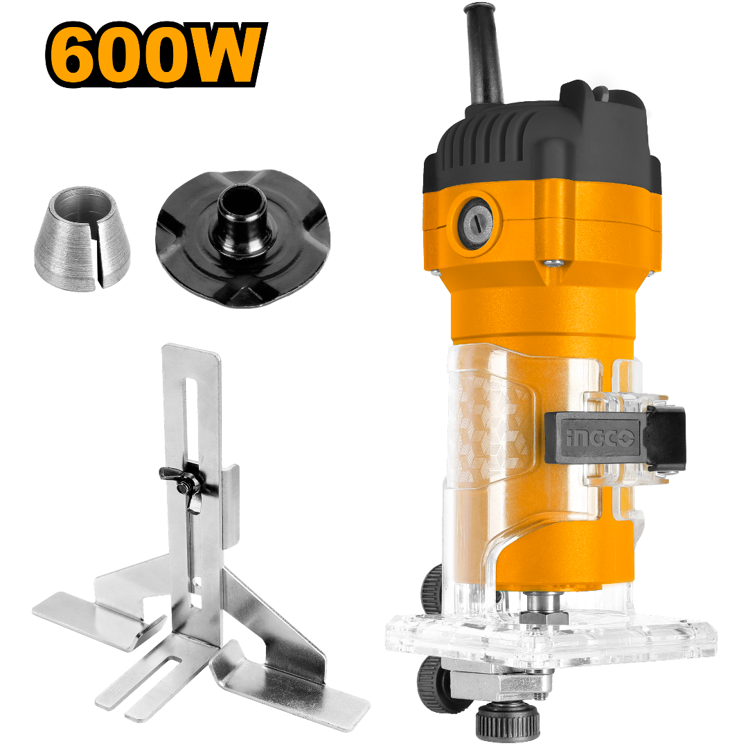 FRESADORA-ROUTEADORA DE MANO 600W-INGCO PLM6001-4