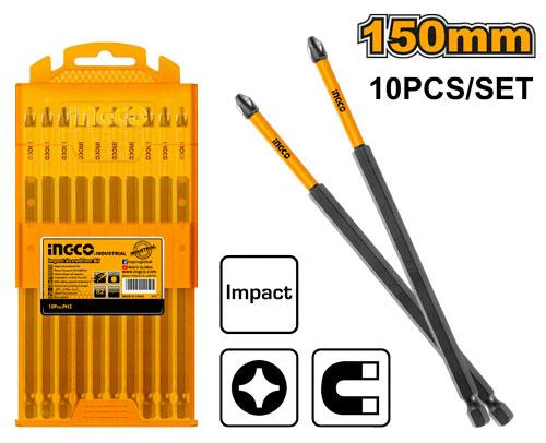 BLISTER X10 PUNTAS MAGNETICAS PH2 X150MM ALTO IMPACTO SDBIM11PH263 - Imagen 2
