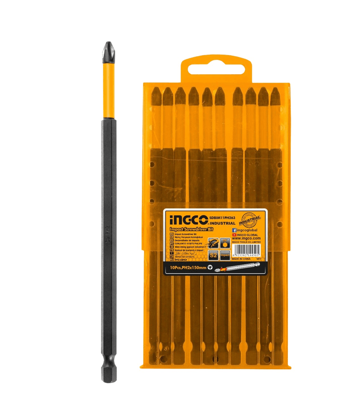 BLISTER X10 PUNTAS MAGNETICAS PH2 X150MM ALTO IMPACTO SDBIM11PH263