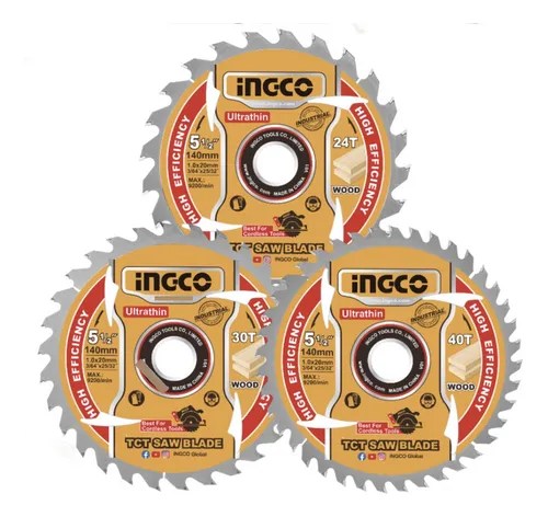 SIERRA CIRCULAR 140MM X 3 DISCOS-INGCO TSB4003