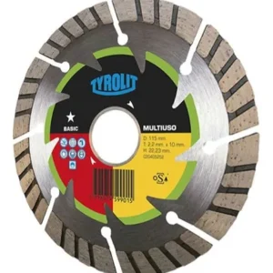 DISCO DIAMANTADO 114X22 MULTIUSO BASIC TYB-M115