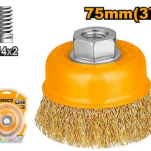 CEPILLO COPA RIZADO 3° /75MM PARA AMOLADORA RM14 WB10751