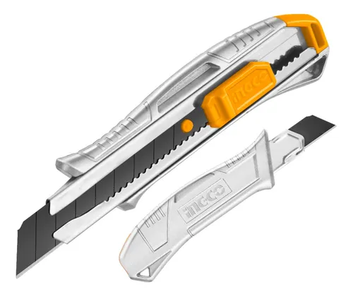 CUTTER ALUMINIO RETRACTIL 18MM X152MM-INGCO HKNS11807