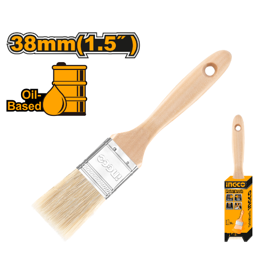 PINCELES 1,5"/38MM CERDA BLANCA-INGCO CHPTB0515