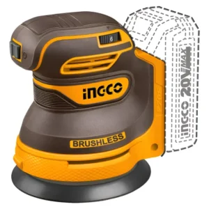 LIJADORA ROTO ORB 5"/125MM 20V CON ACCESESORIOS-INGCO CROSLI2002