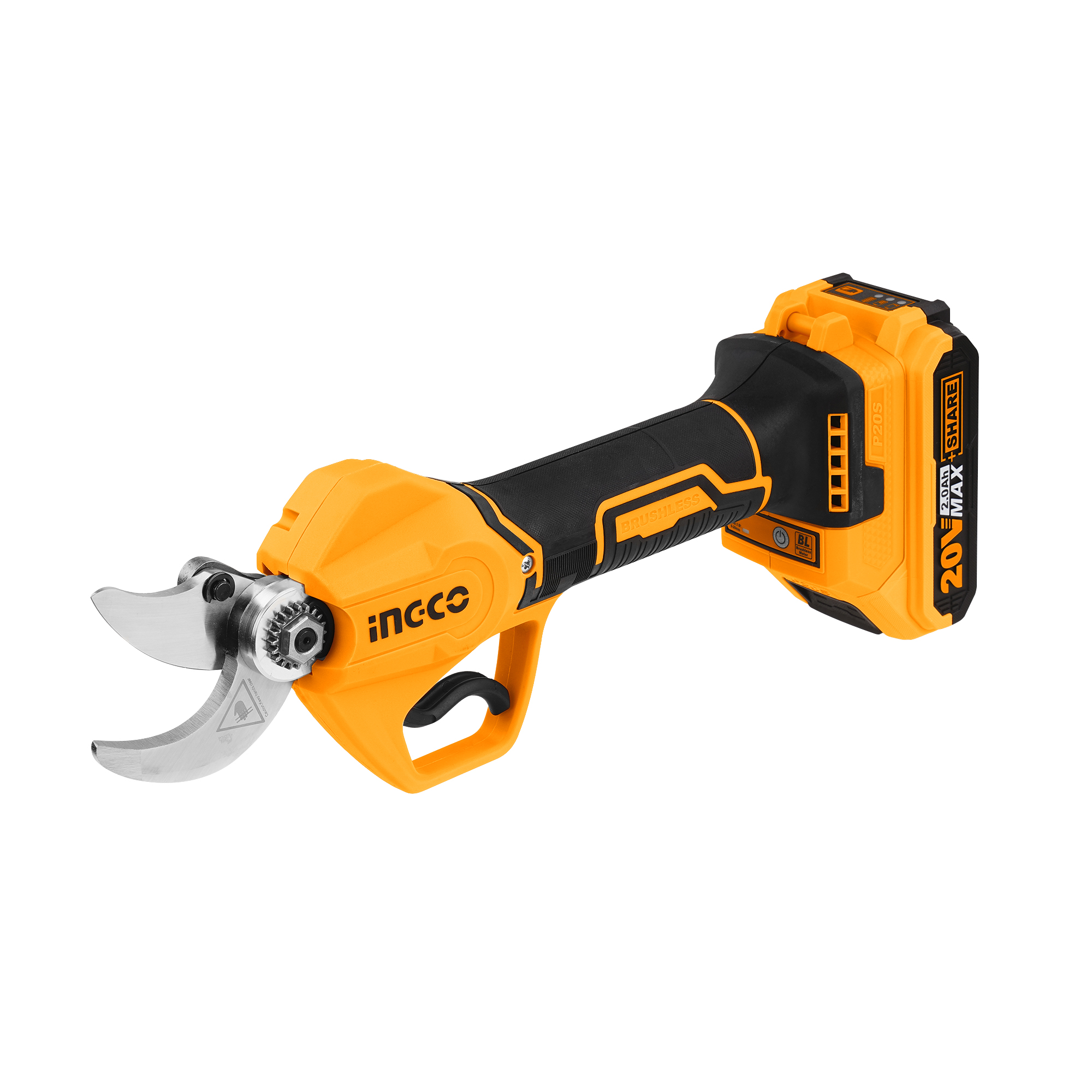 TIJERA DE PODAR 20V-INGCO CSSLI20308 - Imagen 2