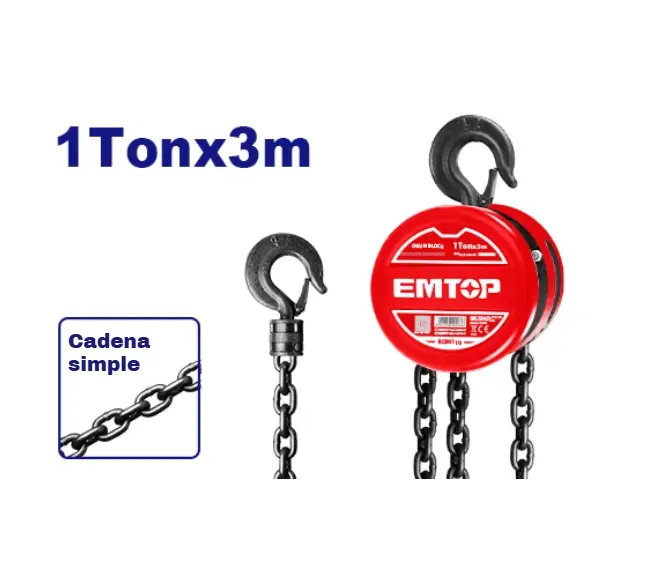APAREJO DE CADENA 1TN 3MT-EMTOP ECBK110
