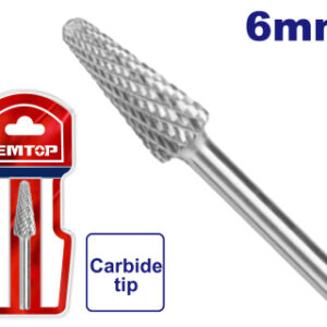 FRESA CONICA TUNGSTENO 8MM X 6MM- EMTOP EHRRC0603