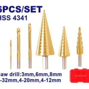 MECHA ESCALONADA/LATERAL X 6PCS HSS 4341-EMTOP ESDL2061